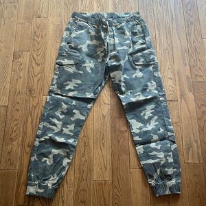 Mens camo joggers